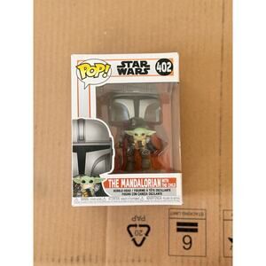 NEW Funko Pop! Star Wars The Mandalorian Chrome with Child 402